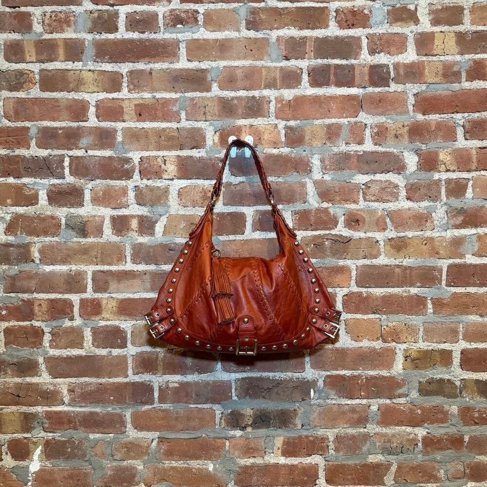 Isabella Fiore Audra Studded Hobo Bag